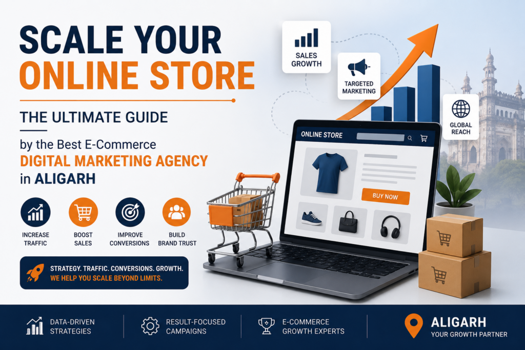 - Scale Your Online Store The Ultimate Guide by the Best E-Commerce Digital Marketing Agency in Aligarh